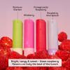 imageeos Lip Balm Gift Set Super Strawberry LimitedEdition Lip Moisturizer Variety Pack 014 oz 4PackRazzle Dazzle