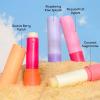 imageeos Natural Shea Lip Balm Honey Apple Coconut Milk ampamp Raspberry Kiwi Splash AllDay Moisture Lip Care Products 014 oz 3PackTropical