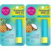 imageeos Natural SPF 15 Lip Balm Pineapple Coconut Daily Protection Water Resistant Resistant eos Lip Balm 014 oz014 Ounce Pack of 2