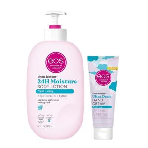 imageBundle of eos Shea Better Body Lotion ampamp Hand Cream Fresh ampamp Cozy 24Hour Moisture Skin Care Lightweight ampamp NonGreasy Made with Natural SheaFresh  Cozy