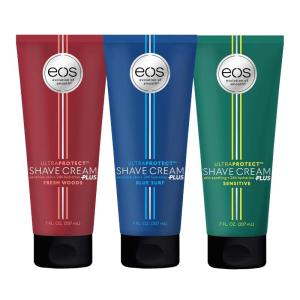 imageBundle of eos UltraProtect Mens Shave Cream Sensitive Fresh Woods Blue Surf 24Hour Hydration NonFoaming Formula 7 fl ozAll Scents
