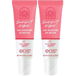 imageeos 24H Moisture Super Balm Watermelon Fros ampamp Mango Melonade Lip Mask Day or Night Lip Treatment Made for Sensitive Skin 035 fl oz 2PackWild Cherry Slushie