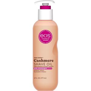 imageeos Cashmere Shave Oil Vanilla Cashmere Soothing Moisturizing Prevents Irritation and Razor Burn Bikini AreaApproved Body Care 6 fl ozPink Champagne