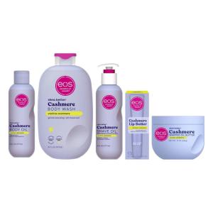 imageeos Vanilla Cashmere Bundle Body Oil Body Wash Shave Oil Whipped Body Butter Lip Butter