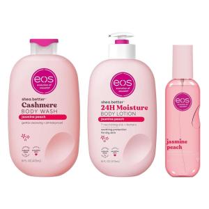 imageeos Jasmine Peach Scent Layering Bundle  Body Wash Body Mist Body Lotion