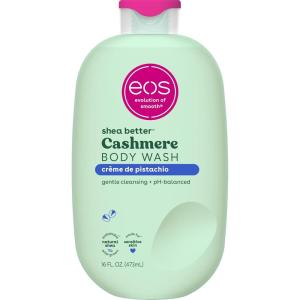 imageBundle of eos Cashmere Body Wash  Vanilla Cashmere Moisturizing Body Wash 16 fl oz  eos Cashmere Oil Vanilla 24 Hour Moisture PlantBased Squalane to Soothe Soften and Smooth Dry Skin 6 fl ozCrme de Pistachio