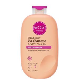 imageBundle of eos Cashmere Body Wash  Vanilla Cashmere Moisturizing Body Wash 16 fl oz  eos Cashmere Oil Vanilla 24 Hour Moisture PlantBased Squalane to Soothe Soften and Smooth Dry Skin 6 fl ozPink Champagne