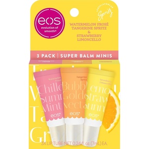 image:imageeos Limited Edition Lip Balm Variety Pack Gelato Shop  Moisturizing Hydrating Lip Balm For Dry Lips Shea Butter Gift Set CrueltyFree 014 oz 4PackAmalfi Sunset