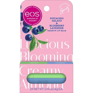 image:imageeos Limited Edition Lip Balm Variety Pack Gelato Shop  Moisturizing Hydrating Lip Balm For Dry Lips Shea Butter Gift Set CrueltyFree 014 oz 4PackBlueberry Lavender  Pistachio Gelato